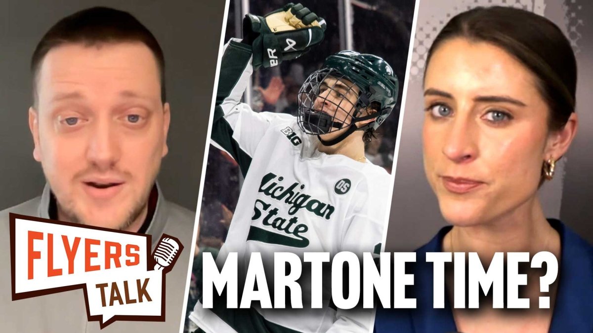 Watch Porter Martone NHL debut with Flyers coming soon – NBC Sports Philadelphia