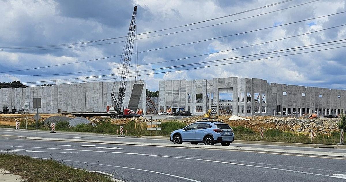 Massive warehouse under construction in Maidencreek Twp. to house East Penn Manufacturing | Berks Regional News