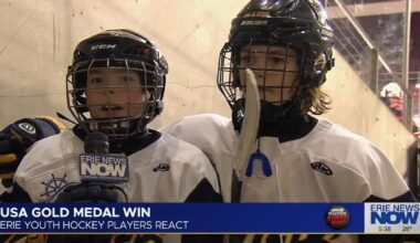 Erie Youth Hockey Reacts to USA Gold Medal Win | Olympics