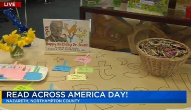 'Once you know how to read, you can go anywhere': Nazareth library hosts Dr. Seuss Birthday Bash | Nazareth Area