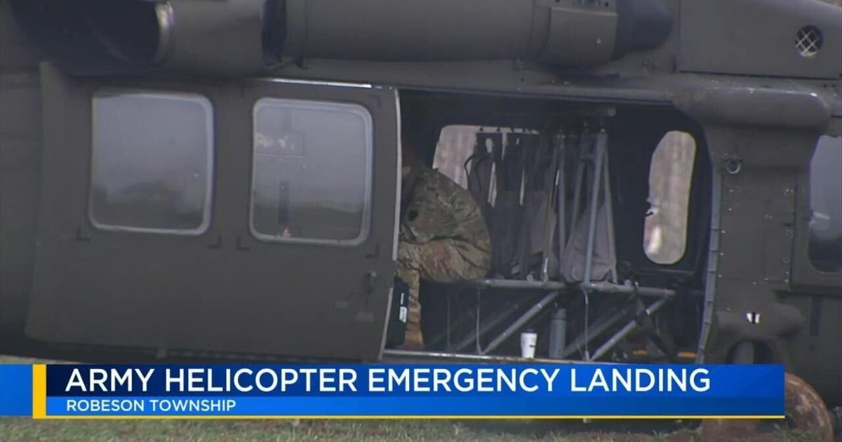 Military helicopter makes precautionary landing in Berks County field | Berks Regional News