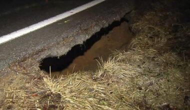 'The cracks have been here': Palmer Township residents on edge as sinkhole opens near driveways | Easton Area