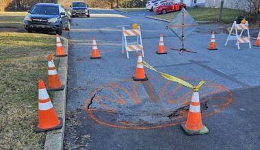 Sinkhole closes Cumru Twp. road | Berks Regional News