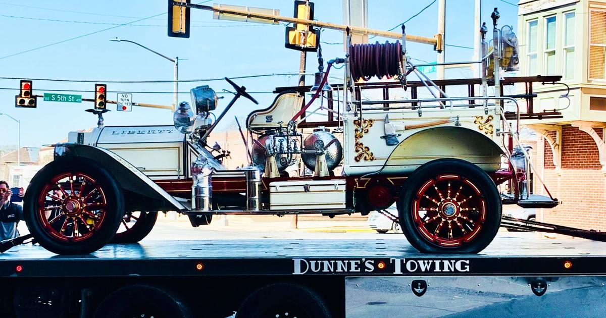 PHOTOS: 1911 Reading fire truck returned home | Berks Regional News