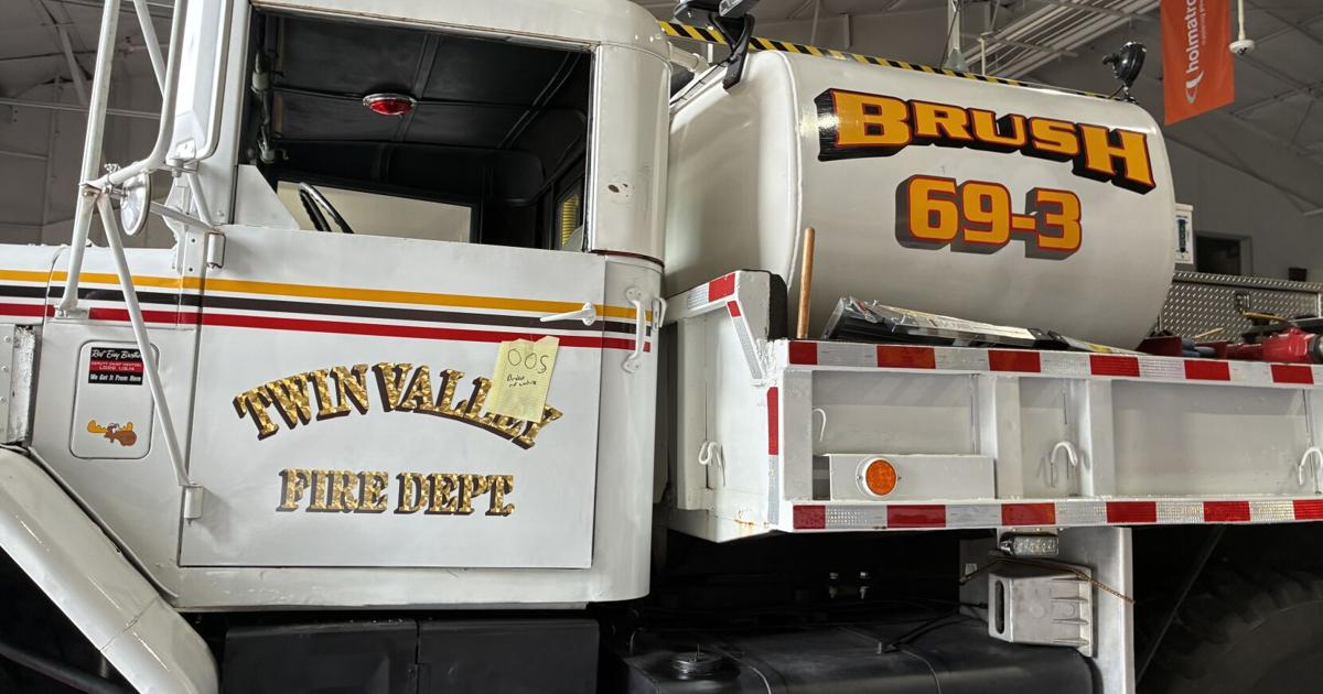 Twin valley brush fire truck |