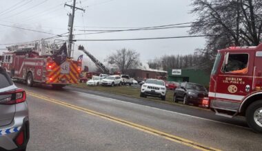 Fire activity shuts down Route 611 in Plumstead Twp. | Southeastern Pennsylvania