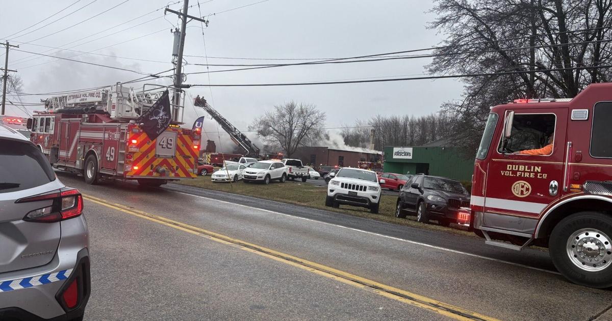 Fire activity shuts down Route 611 in Plumstead Twp. | Southeastern Pennsylvania