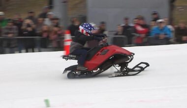 Skiing and snowboard season ends at Bear Creek with snowmobile drag races | Allentown Area