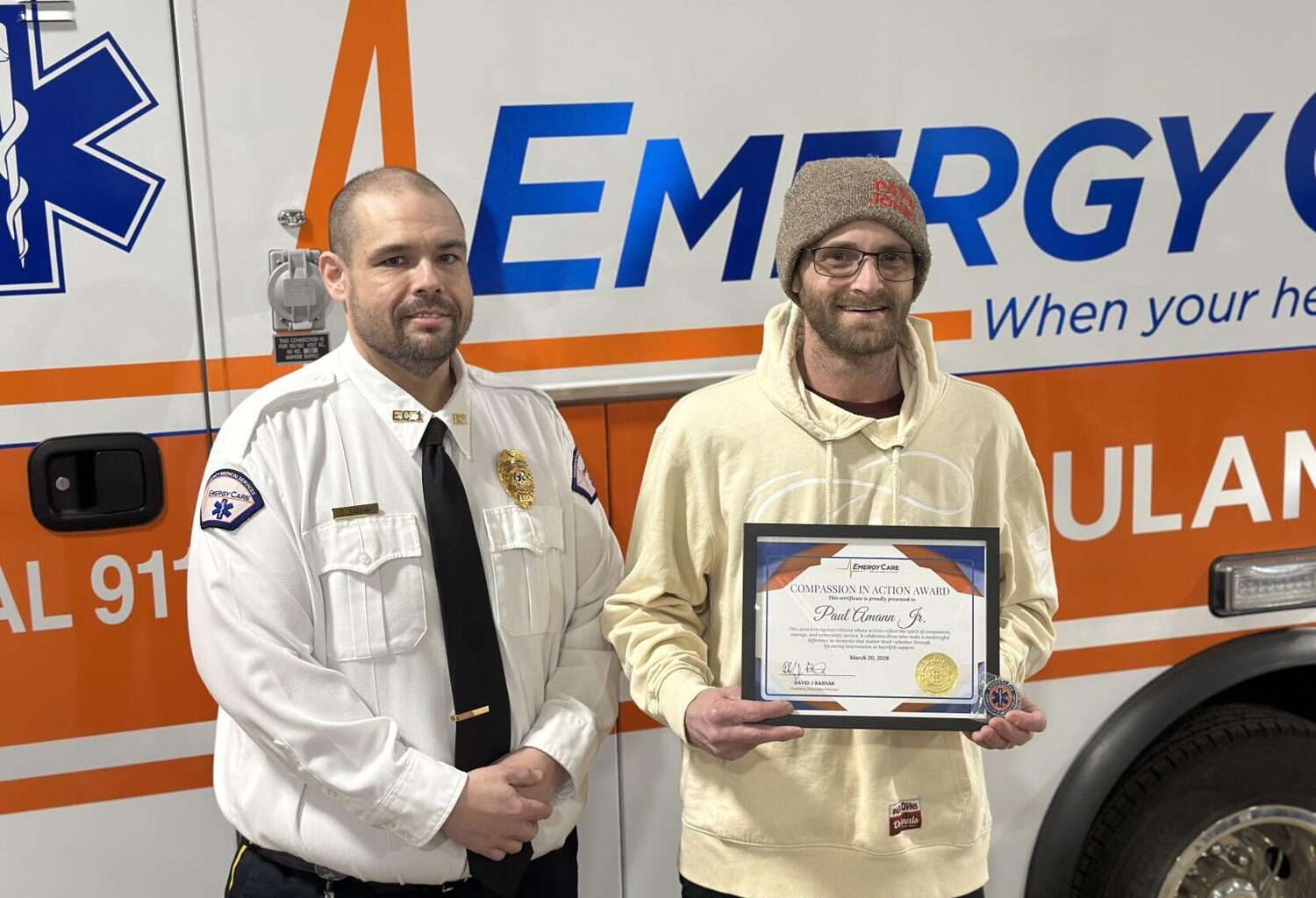 EmergyCare Spotlights Community Service with New Award | News