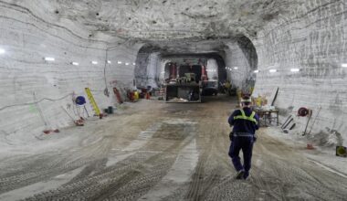 Beneath Lake Erie, a vast salt mine works overtime to meet winter road demands | Nation & World