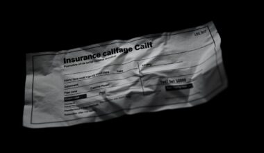 An extreme close-up photograph of a crumpled insurance claim check, capturing the harsh, gritty details of the object to conceptually represent the investigation into insurance fraud.
