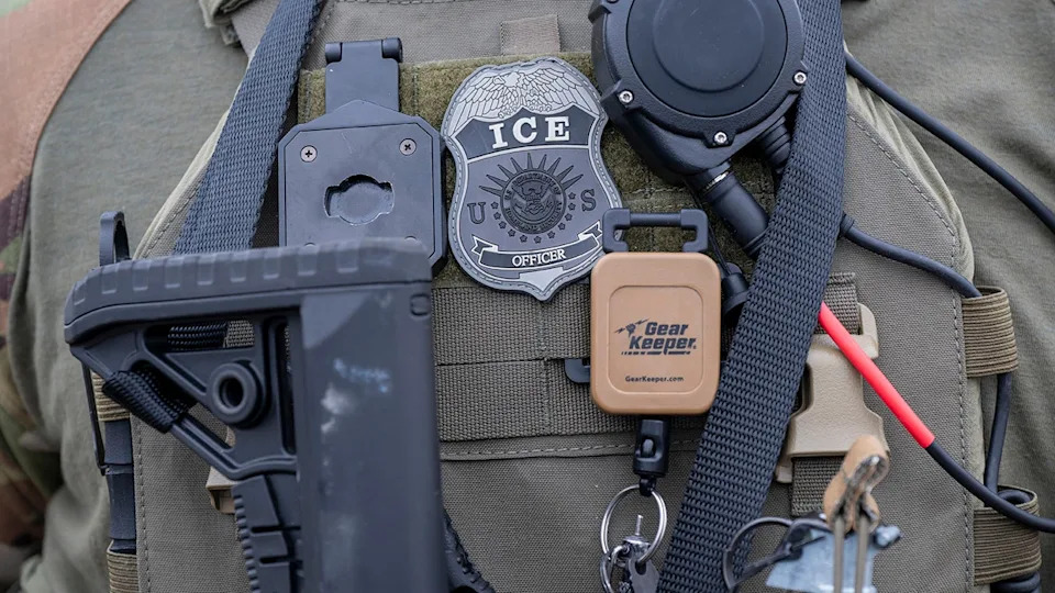 U.S. Immigration and Customs Enforcement officer's uniform