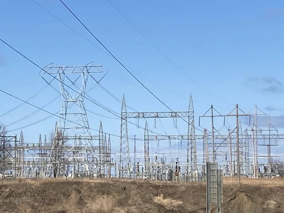 FirstEnergy's Erie South substation, on Old French Road north of Interstate 90 in Summit Township, is shown. The company plans to rebuild transmission lines in eight western Pennsylvania counties, beginning from the substation.