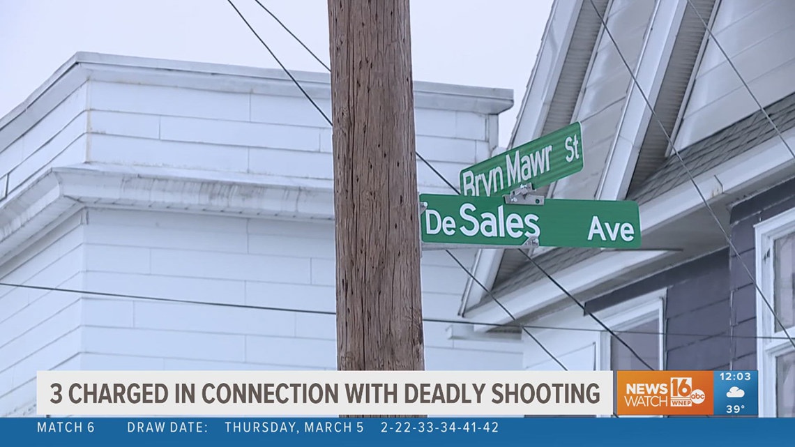 3 more charged in connection with deadly Scranton shooting