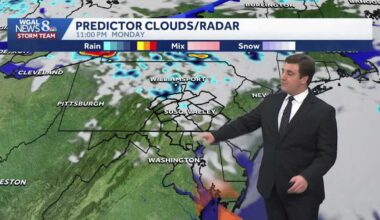 Near 80° Tuesday; Rain Chances Increase Midweek