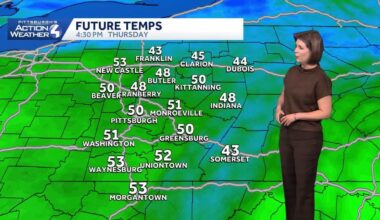 Rising temperatures and shower chances for spring