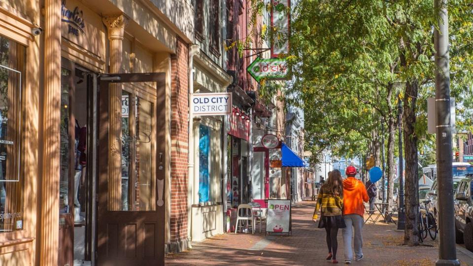 Street scene in Philadelphia