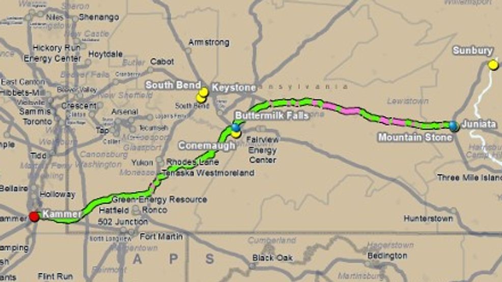 Projected map for PJM Project 237. (Credit: PJM){ }