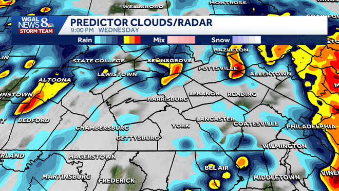 A strong cold front could spark strong to severe thunderstorms Wednesday afternoon into evening across South-Central Pennsylvania, with the greatest threat from about 1 p.m. to 9 p.m.