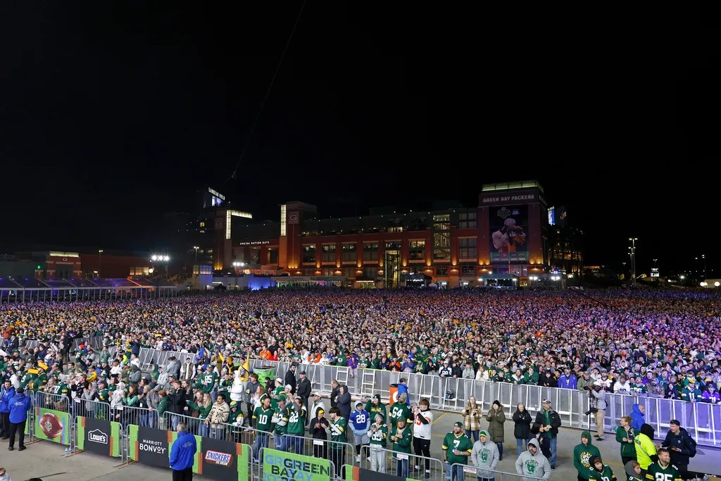 What was the NFL Draft like in Green Bay?