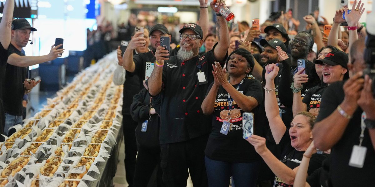 Philadelphia responds to unpaid TSA worker plight with 'world record for the longest cheesesteak in history'
