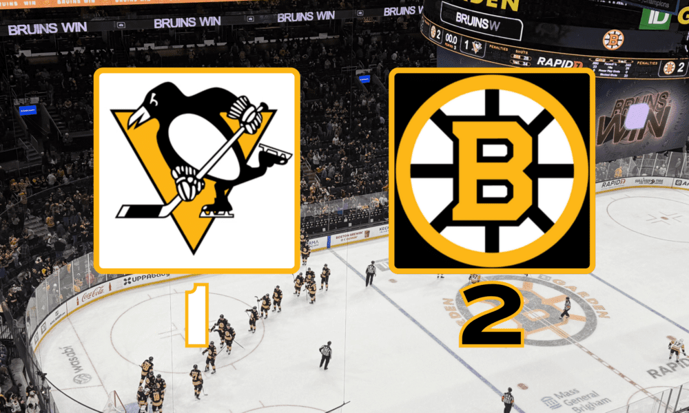 Bruins 2-1 Penguins March 3 2026 TD Garden