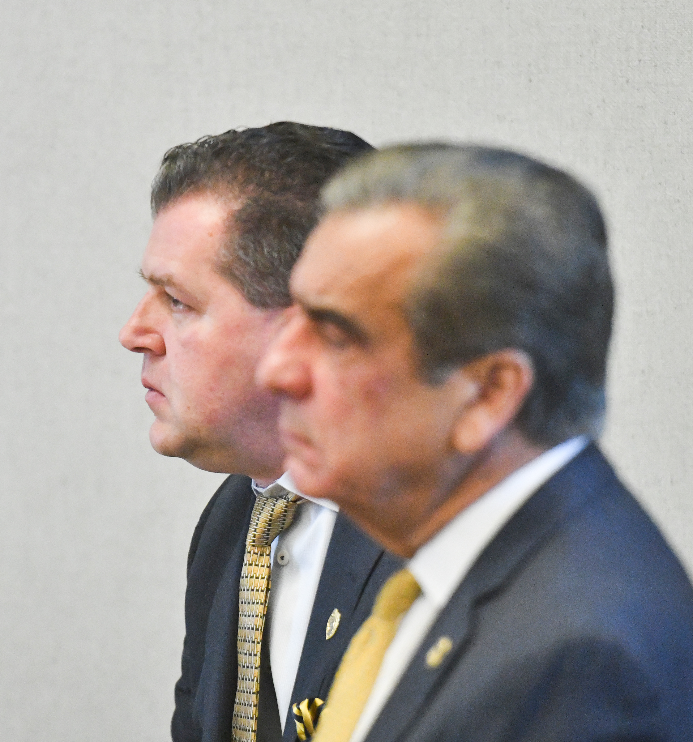 Luzerne County District Attorney Sam Sanguedolce and Wyoming County District...