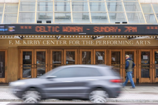 The F.M. Kirby Center for the Performing Arts in Wilkes-Barre. (JASON ARDAN / STAFF PHOTOGRAPHER)