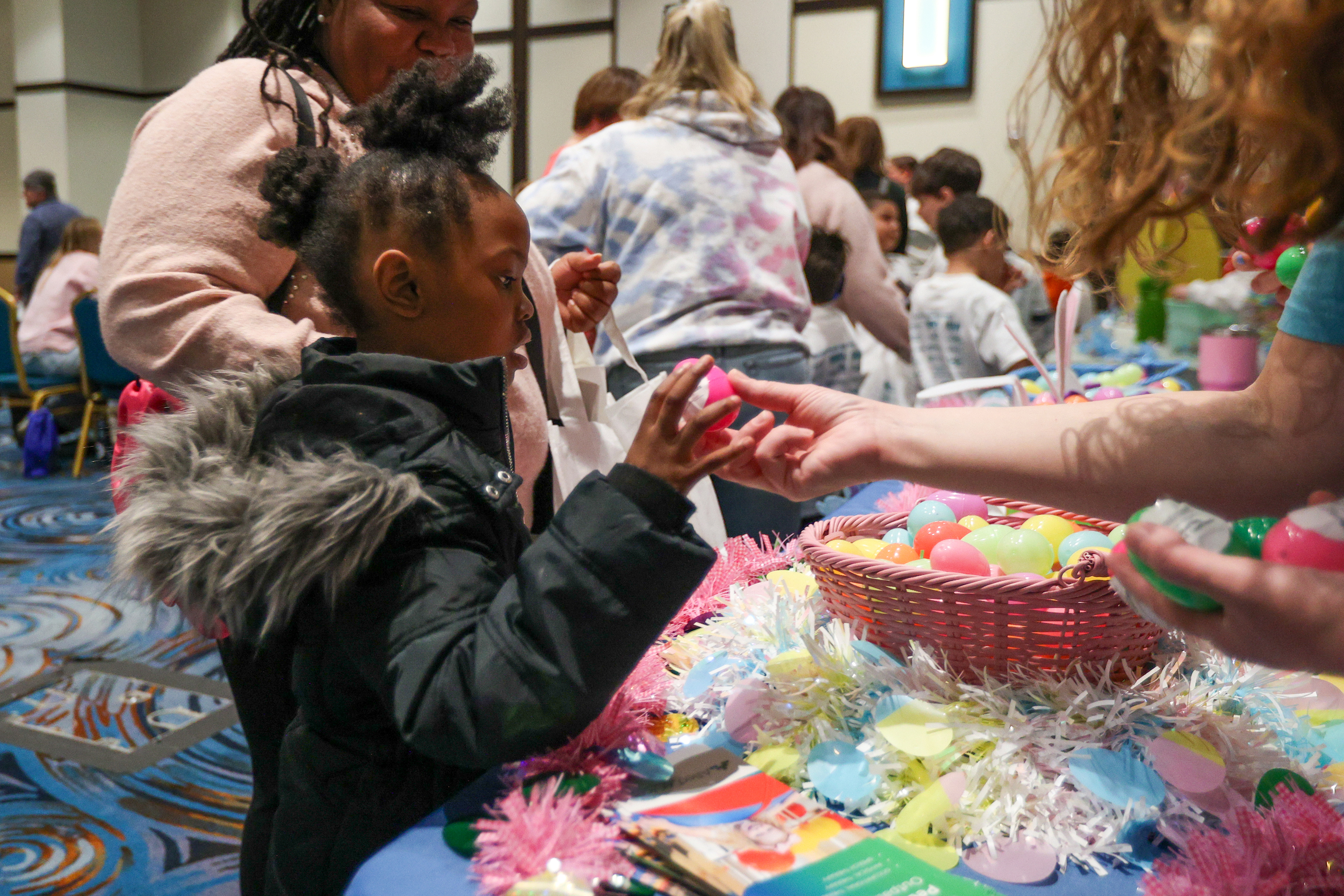 Amari Stagg, 6, a student at Heights Elementary in Wilkes-Barre,...