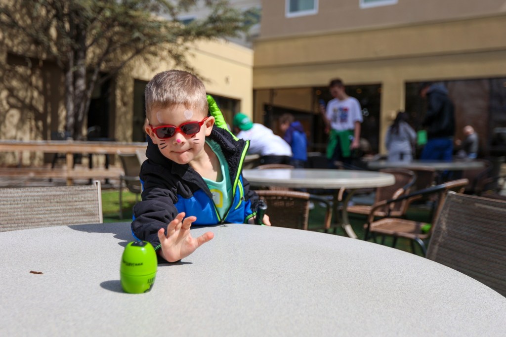 Northeast Sight Services hosts 'Beeping Egg Hunt'