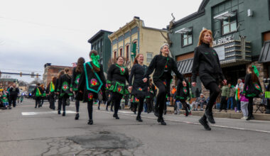 The Emerald Isle Step Dancers put on a show during...