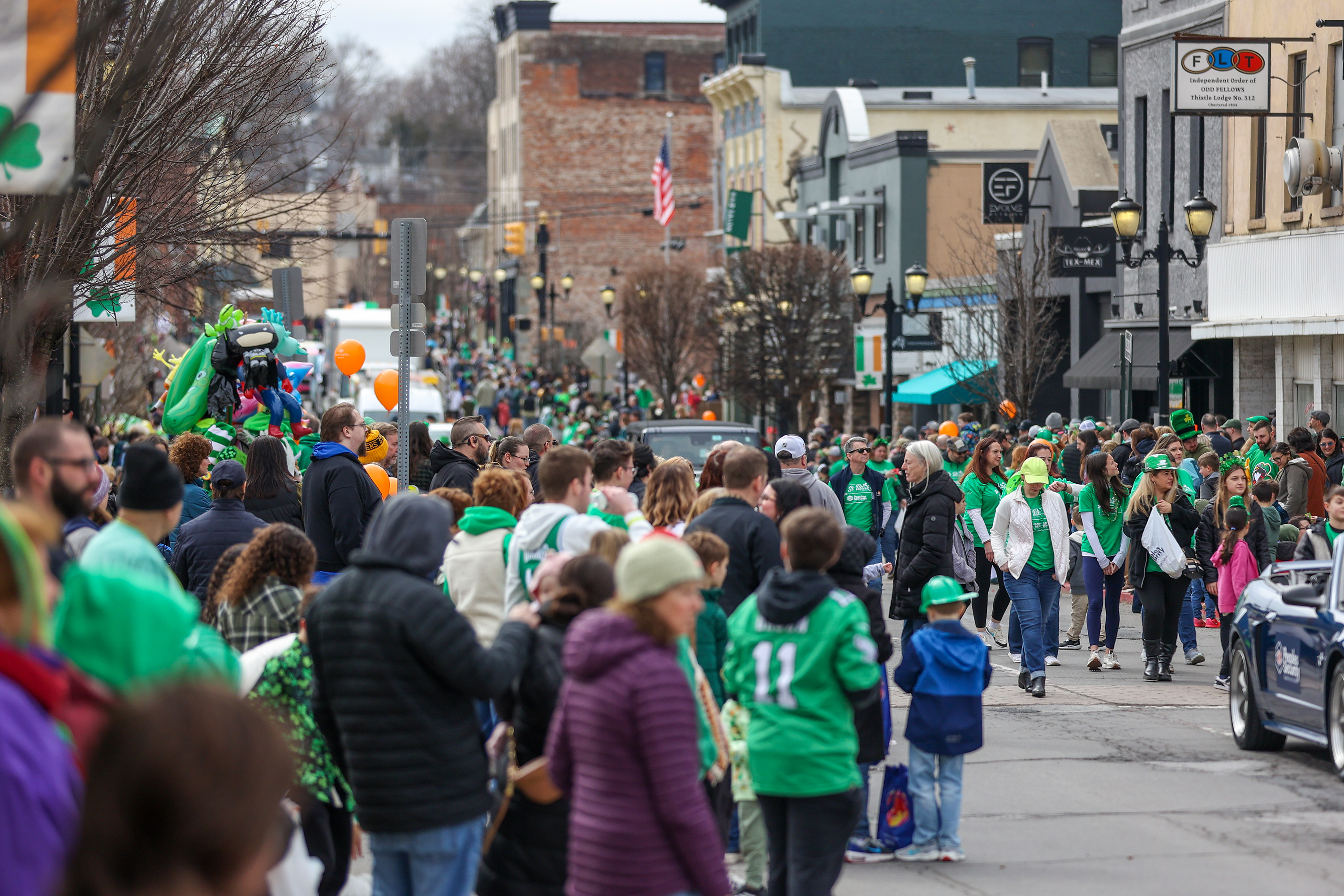 Attendees line Main St. in Pittston during the 12th annual...