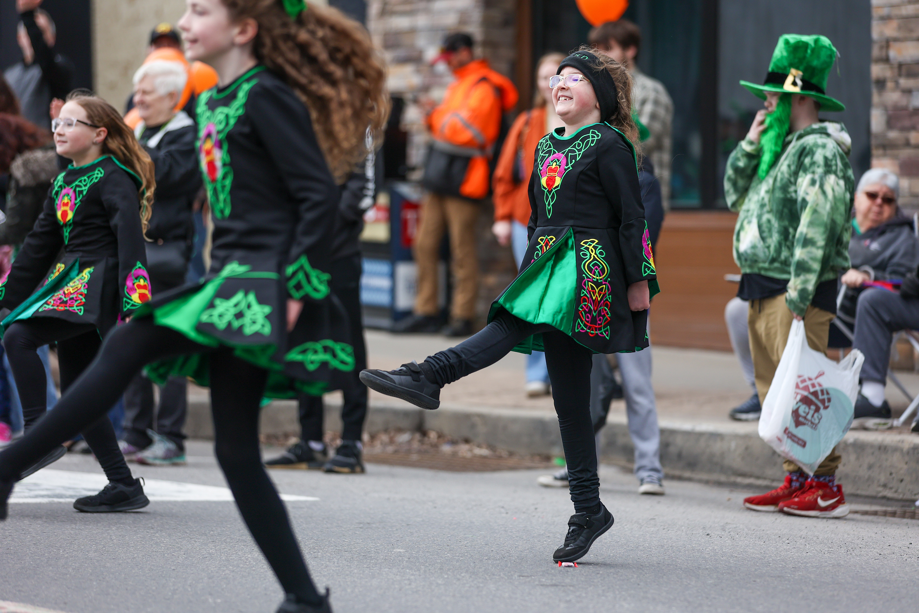 The Emerald Isle Step Dancers put on a show during...