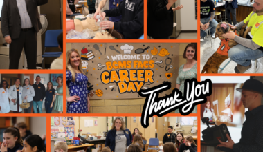 Seventh graders imagine their futures at Career Day