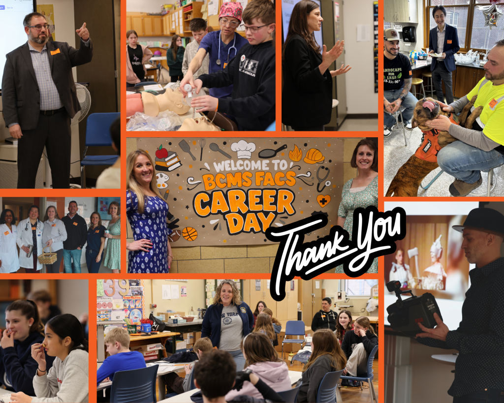 Seventh graders imagine their futures at Career Day