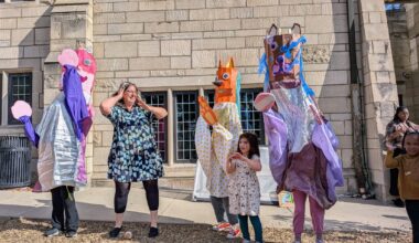 Who is behind Pittsburgh's giant puppets?