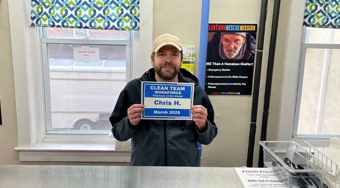 Clean Team Workforce March Employee of the Month