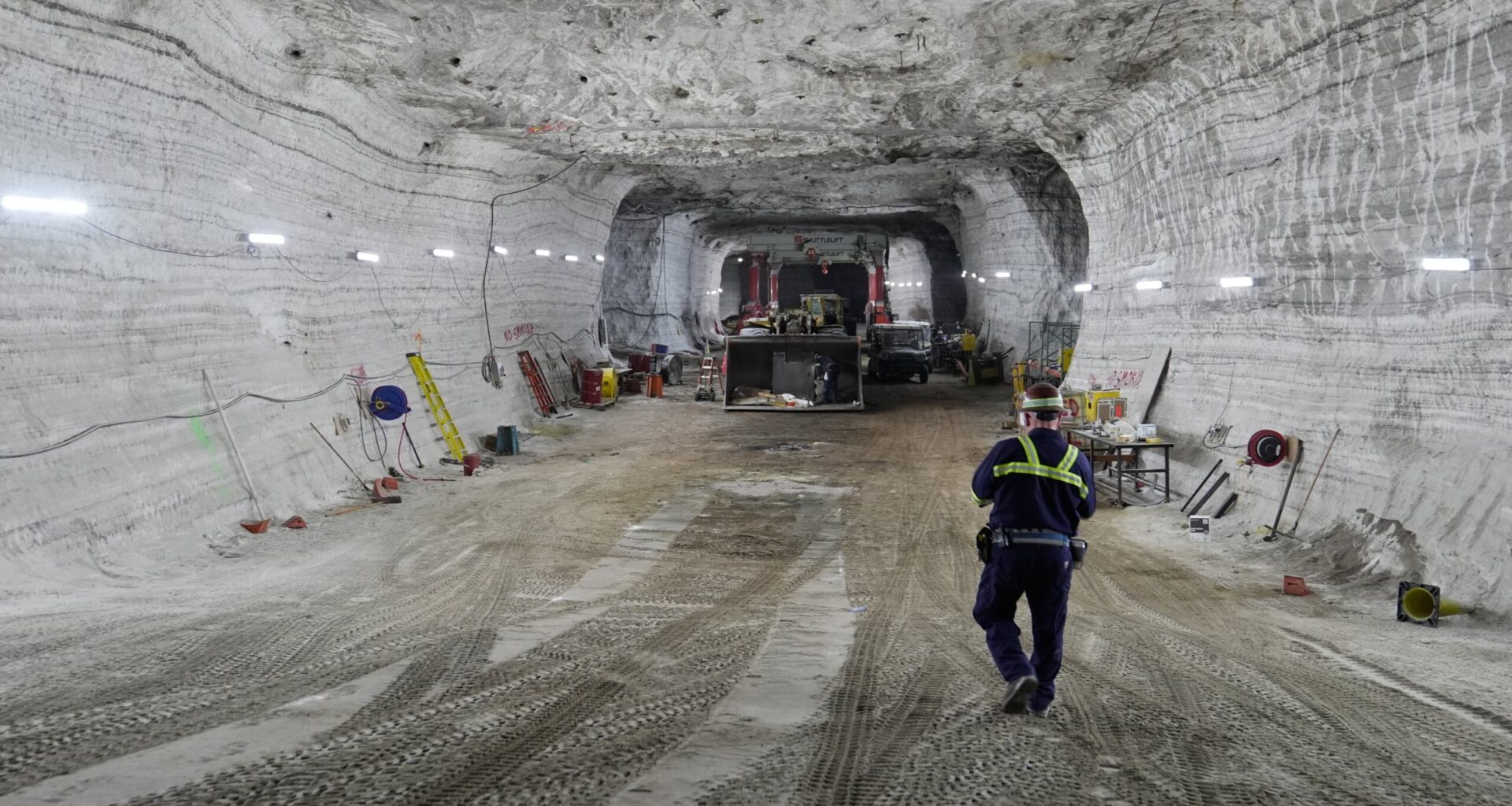 Beneath Lake Erie, a vast salt mine works overtime to meet winter road demands
