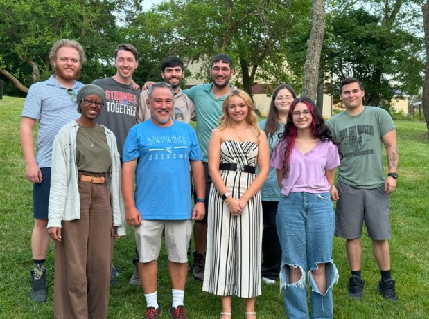 Members of Penn State's Mushroom Fly Research Team share a moment in the sunshine in July 2024. The team is dedicated to finding solutions to eliminate the phorid fly in support of Chester County's residents and mushroom farmers. (Courtesy of the Mushroom Fly Research Team / Penn State University)
