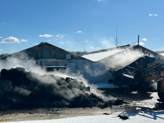 A mushroom farm in New Garden Township is seen here. (Jen Samuel Daily Local News)