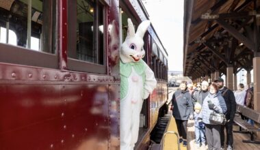 Easter Bunny on the Trolley | Scranton, PA