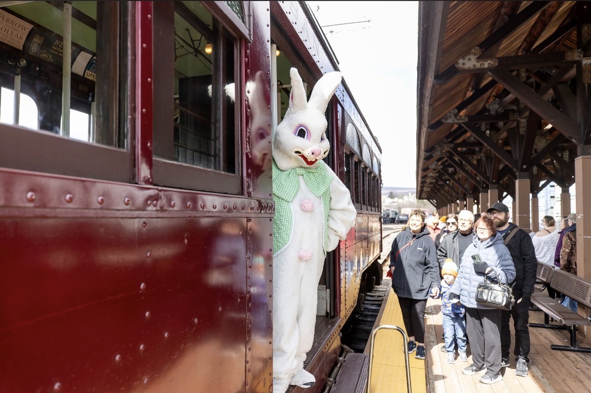 Easter Bunny on the Trolley | Scranton, PA