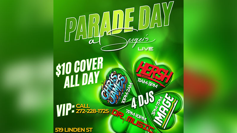 Parade Day at Sergei’s Live | Scranton, PA