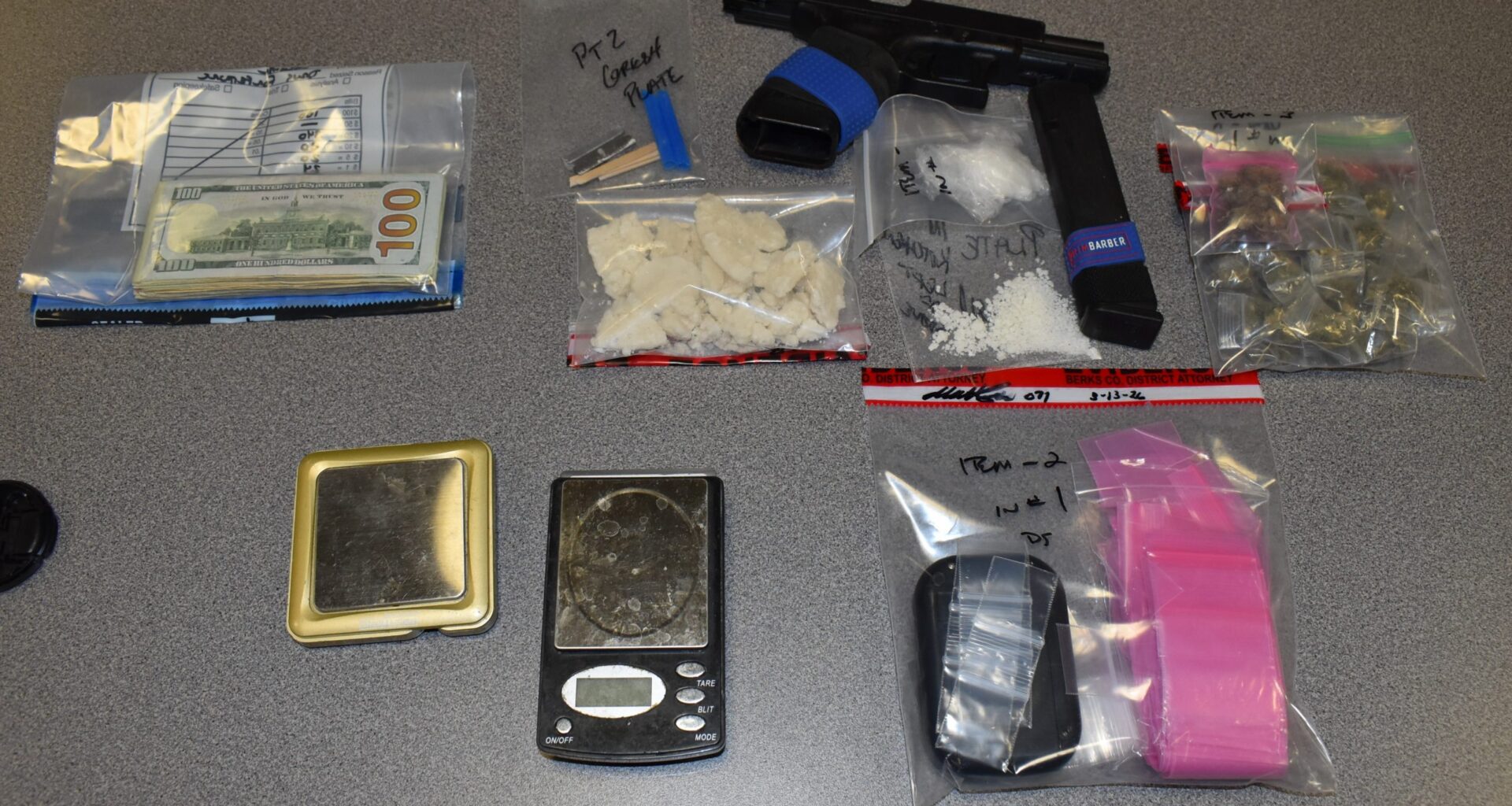 Berks drug task force arrest Reading man in narcotics and firearms investigation