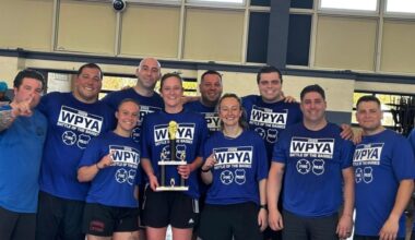 Upper Darby police and firefighters battle in basketball game for charity