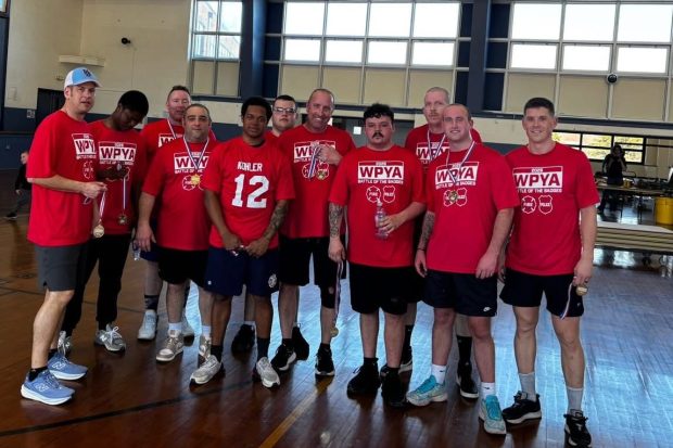 The Upper Darby firefighters team (COURTESY OF LISA FARAGLIA)