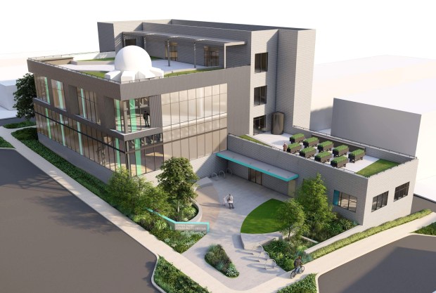 The most recent rendering of a proposed Upper Darby Community Center that has been sought for years. Currently $9 million has been raised but it will require more money. (COURTESY PHOTO)