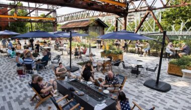 The Landing Kitchen, an all-day cafe created by Nicholas Elmi and Fia Berisha at the riverside redevelopment of the Pencoyd Ironworks.,on July 10, 2021.