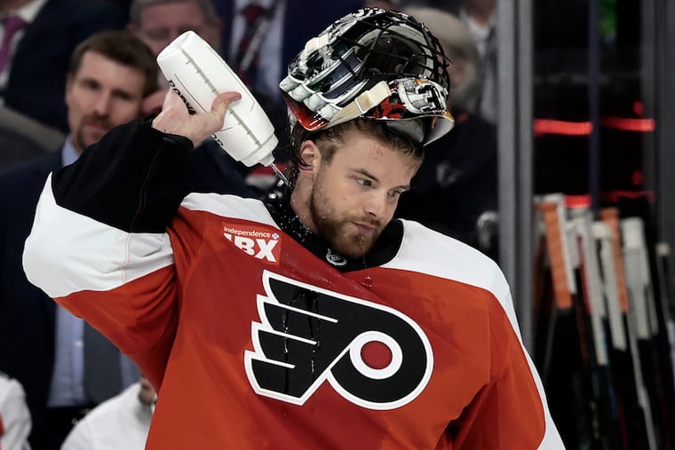 Flyers goalie Samuel Ersson has been excellent since the Olympic break with a .931 save percentage.