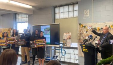 Philadelphia school district and teachers union officials call for education funding boost